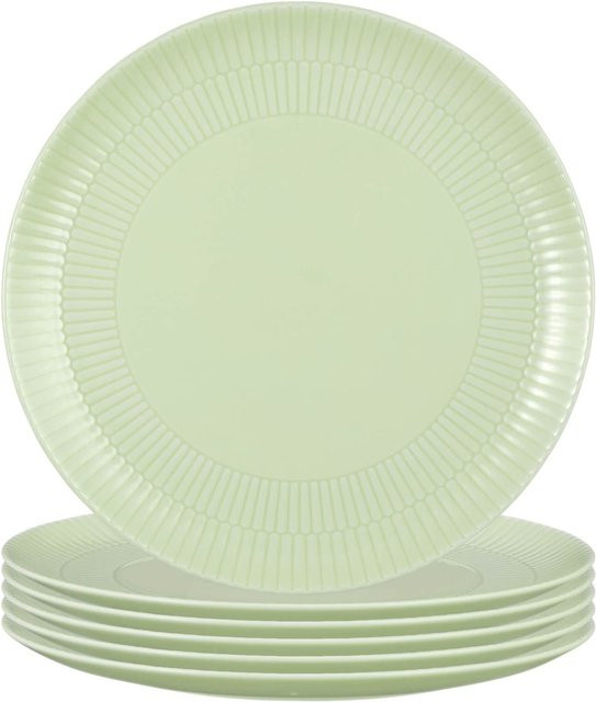 Seltmann Weiden Speiseteller Amina Green aus Steinzeug, 6er Set, Durchmesser: 27,8 cm - Bild 1