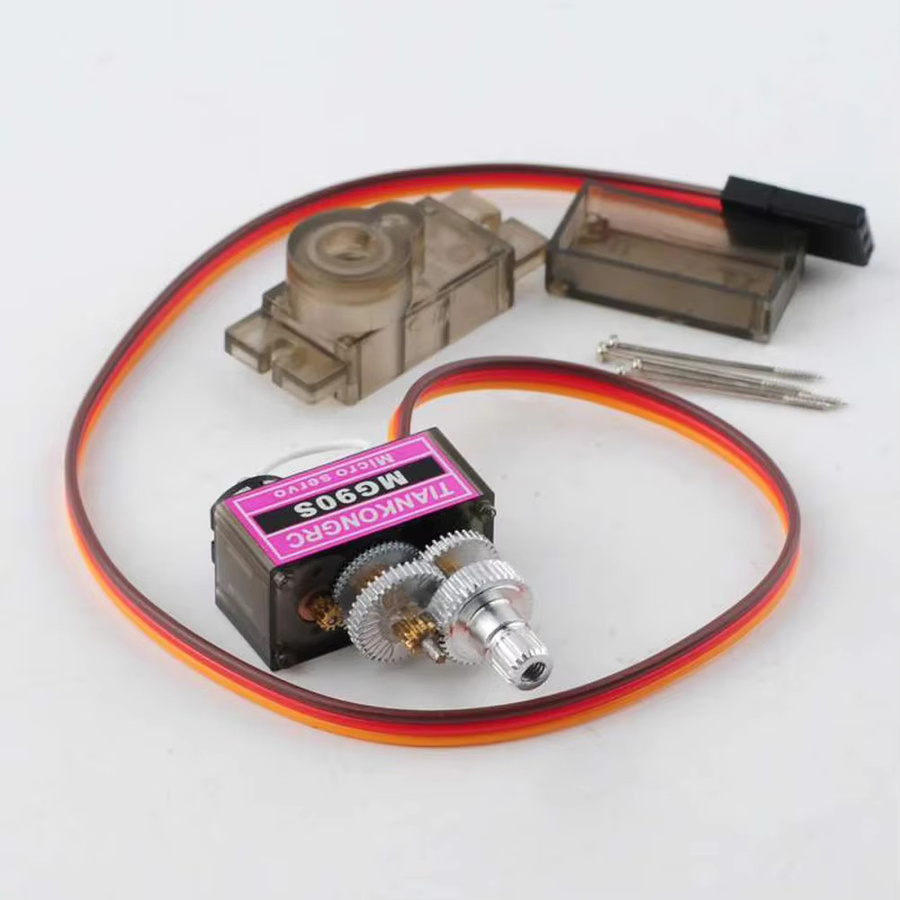 stemedu MG90S Micro Servo Motor, Vollmetallgetriebe, 4-teiliges Set - Bild 3