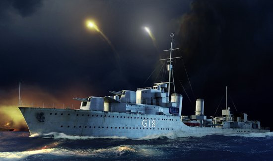 Trumpeter HMS Zulu Destroyer 1941, Fahrzeug, Grau - Bild 1