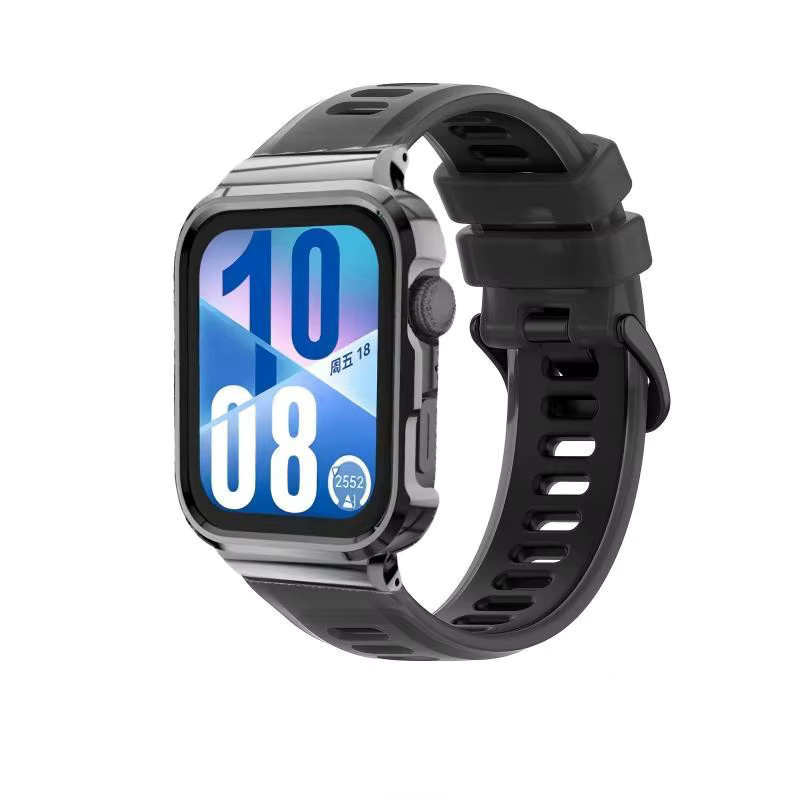 Huawei Smartwatch Silikonarmband mit Metallrahmen, Watch Fit4 Pro - Bild 3