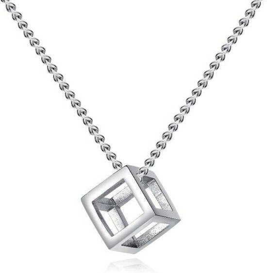 Halskette Silber, Damen, Zinklegierung - Bild 1