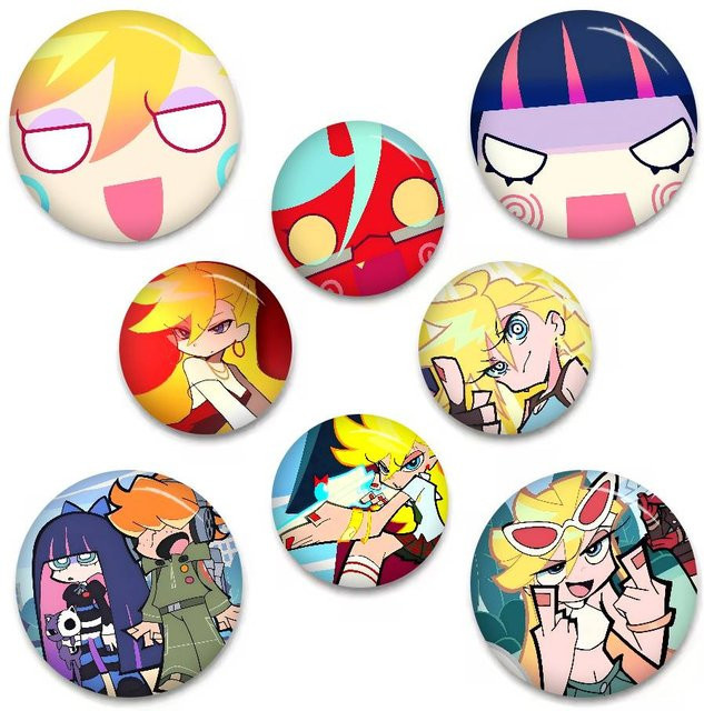 Mesuca Brosche, Anime-Mädchen, Button Pin - Bild 1