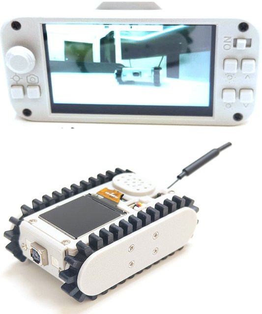 YoufangSmart Pipeline Inspektion Drahtlose Videokamera Loch Scouting Roboter Auto, RC Griff, ab 14 Jahre - Bild 1