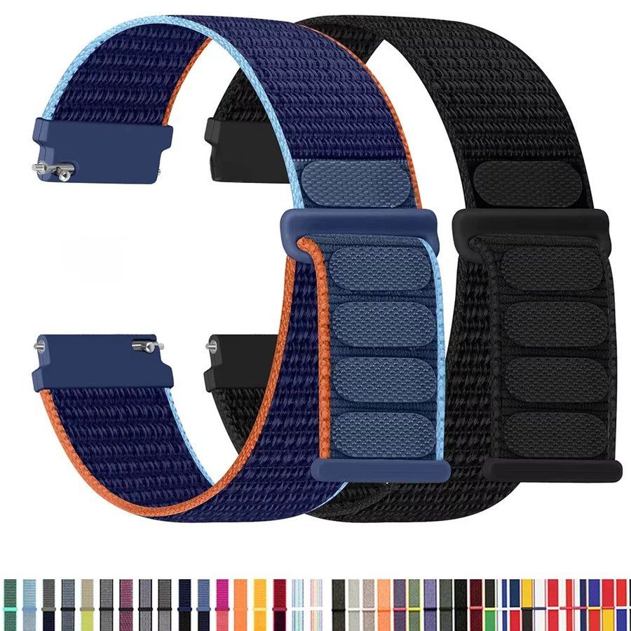 Sportarmband Nylon-Schlaufenband, Schwarz, Unisex - Bild 3