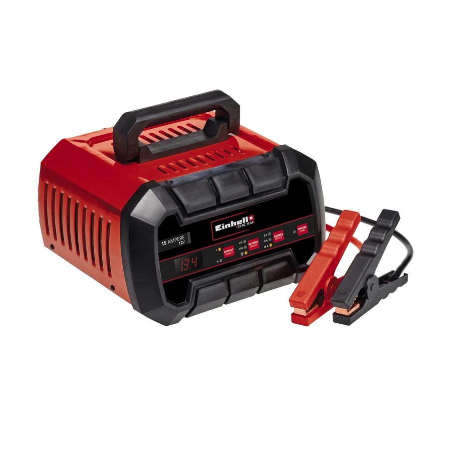 Einhell Batterie-Ladegerät CE-BC 15 M in Rot/Schwarz 12V 15A - Bild 2