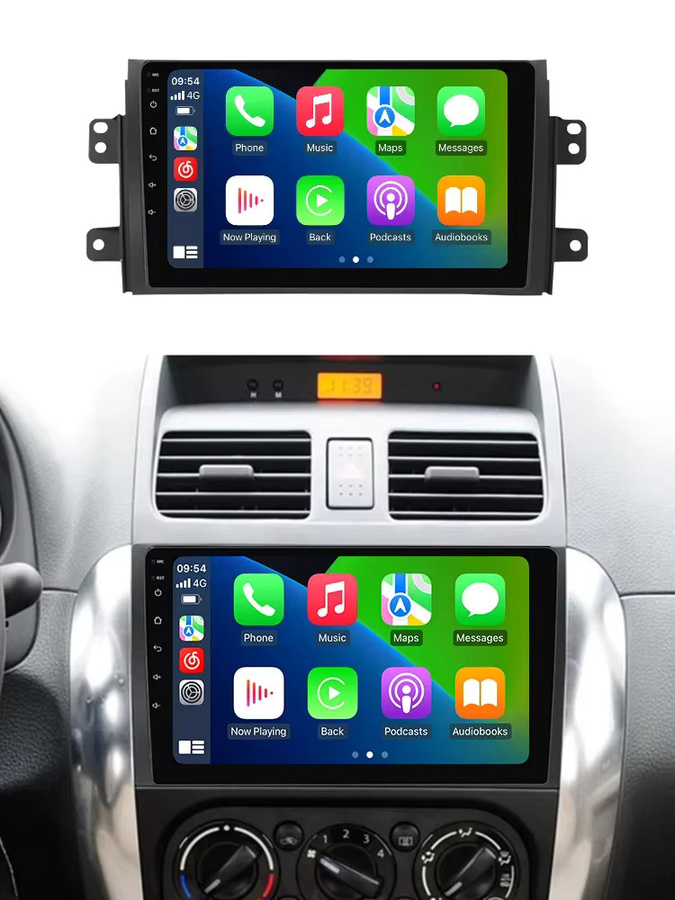 STRONGNAVI Android 14 Auto Radio für Suzuki SX4 2006-2014 mit IPS Bildschirm, Wireless Carplay, WiFi und Bluetooth in Schwarz - Bild 5