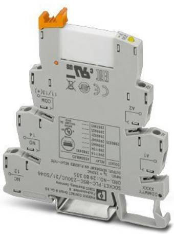 Phoenix Contact Relaisbaustein PLC-RSC-230UC/21/SO46, Grau, 230 V/AC, 6A, 1 Wechsler - Bild 1