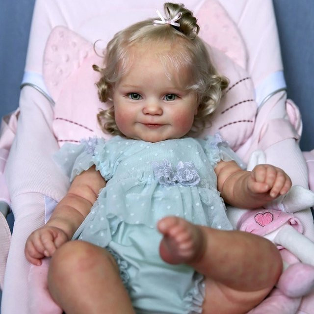 Aizwa Maddie Mädchenpuppe, 20 Zoll, aus Silikon-Vinyl - Bild 1