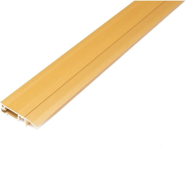 Dalsys Kabelkanal für den Fußboden aus Aluminium in Gold, 1 m Länge - Bild 1