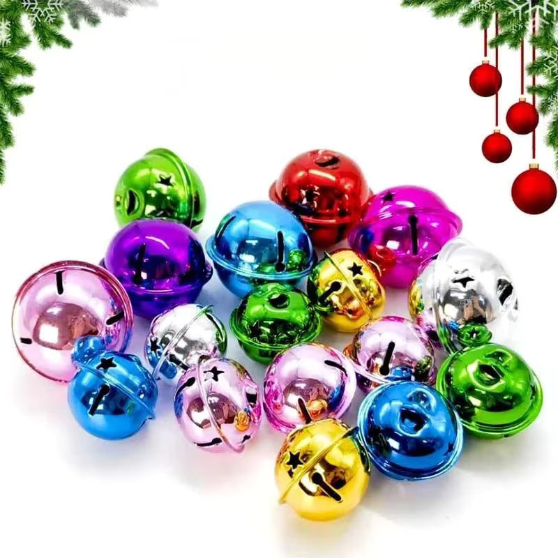 10 Stück goldene Glockenanhänger aus Metall als Weihnachtsdeko und Bastelzubehör - Bild 3
