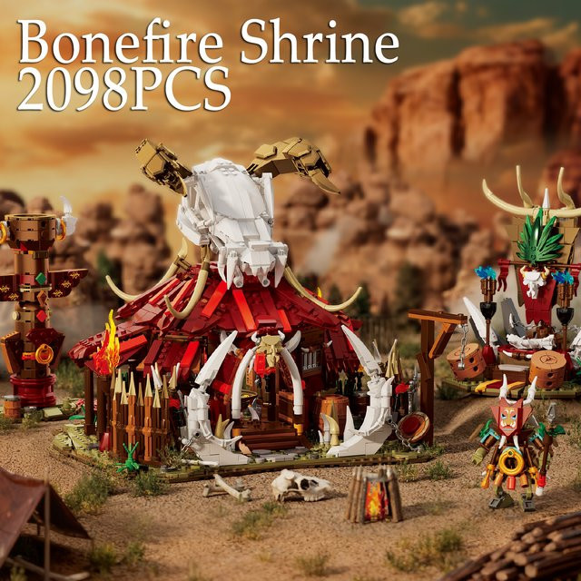 Bonefire Schrein Ziegel, Bausteine Modell, 2098 Teile - Bild 1