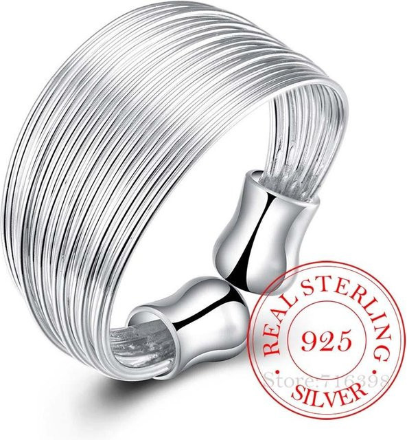 Ring 925 Sterlingsilber, Offener Ring, Damen - Bild 1