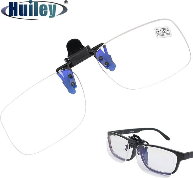 HUILEY Lesebrille, randlos, rechteckig - Bild 1