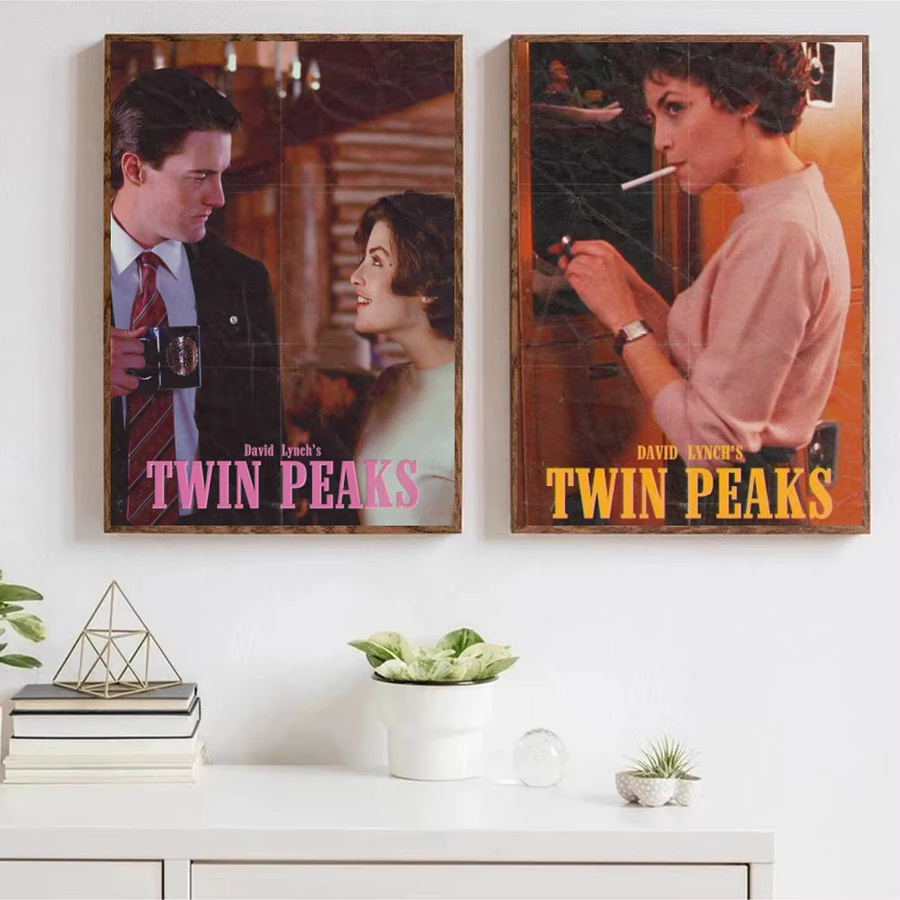 Wasserfester Twin Peaks Wandaufkleber als selbstklebendes Poster für deine Wanddekoration in Mehrfarbig - Bild 4