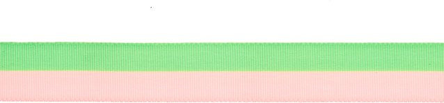Rico Design Paper Poetry Webband Duo Streifen in Rosa und Neon Grün - Bild 1
