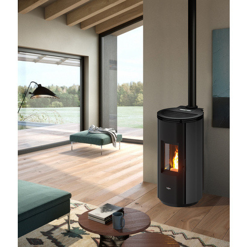 PEGASO Pelletofen Floyd in Anthrazit mit 7 kW Leistung und WiFi-Funktion - Bild 4