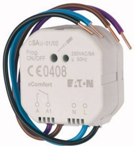 Eaton xComfort Schaltaktor CSAU-01/02 in Weiß mit einer maximalen Schaltleistung von 1840W - Bild 1