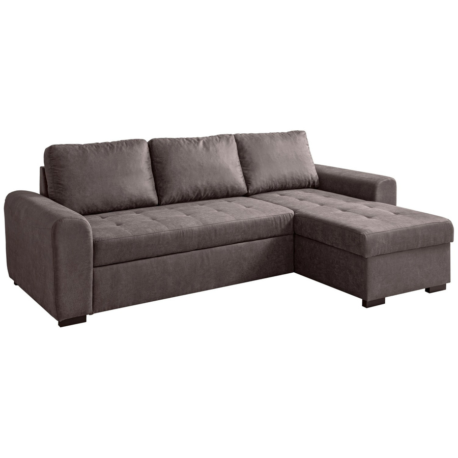 Mömax Wohnlandschaft Poll L-Form in Silber, Beige und Grau mit Polsterung und Schlaffunktion - Bild 2