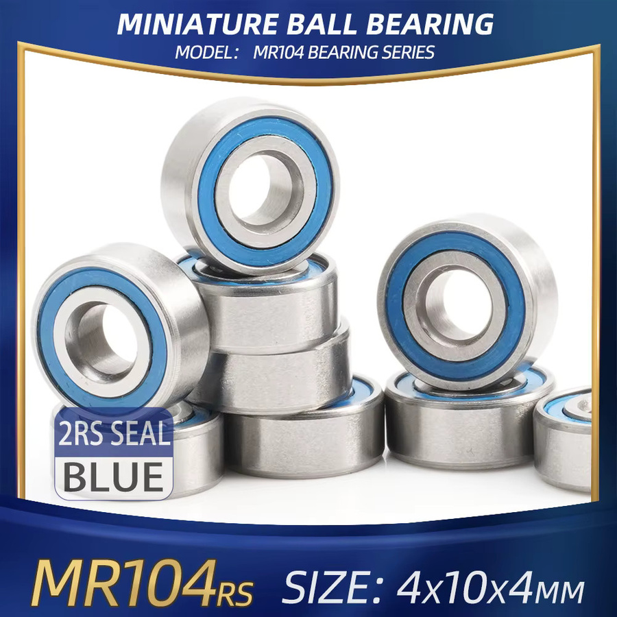 10 Stück FUSHI Miniatur-Kugellager MR115RS ABEC3 blau versiegelt, B/T/H: 5 x 11 x 4 mm - Bild 2