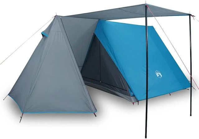 Furnicato Campingzelt A-Rahmen in Blau, B/T/H: 470 x 220 x 170 cm - Bild 1