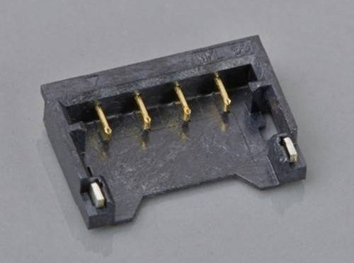 Molex Stiftleiste Standard Schwarz Gold 6 Pol 1.2mm Rastermaß - Bild 1