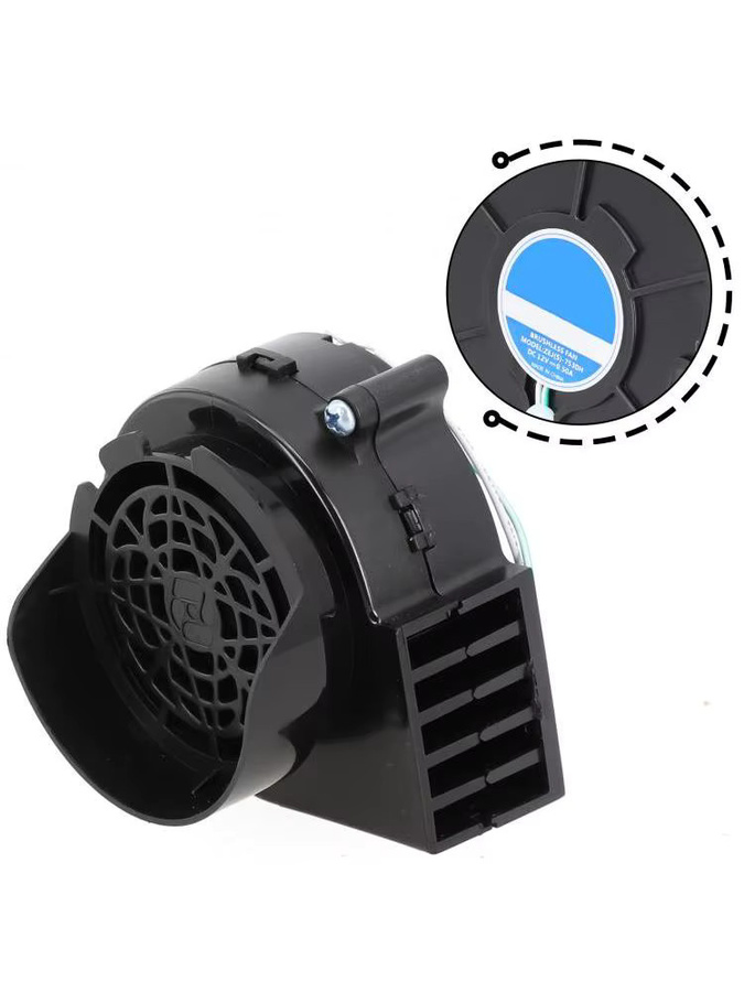 LEENKEA Ersatz-Lüftermotor für aufblasbare Dekorationen, 12V 0,5A, Schwarz - Bild 5