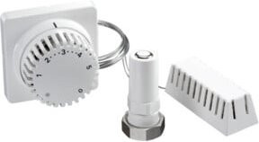 Oventrop Thermostat Uni FH 7-28 GC in Weiß mit Fernverstärker und Anschlussrohr 2 m - Bild 1