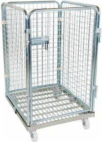 HMH rolltainer ADB 1020 ME Rollcontainer mit 1 Tür in Silber, B/T: 71 x 80 cm - Bild 1