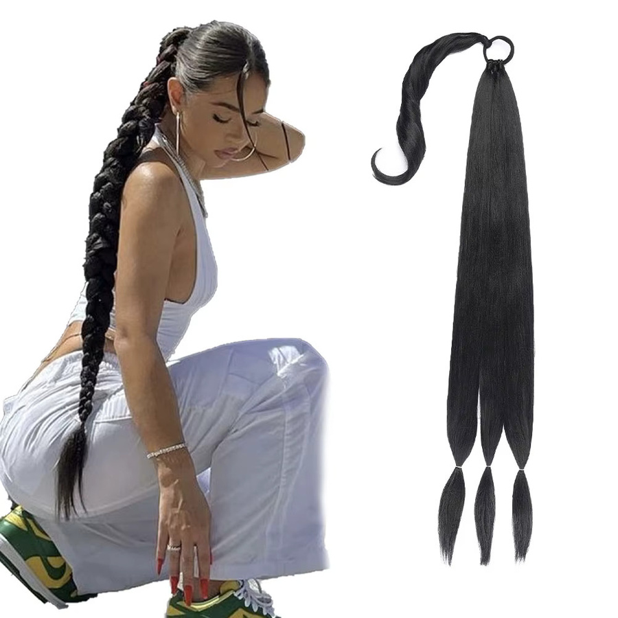 Manetique Pferdeschwanz-Extensions, synthetisch, Damen - Bild 6