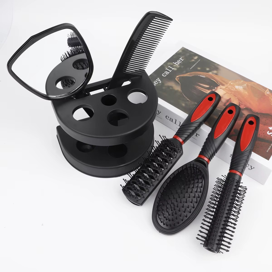 RANCAI Spiegelkamm-Set, 4/5 Stück, für lockiges und glattes Haar, Kinder - Bild 4
