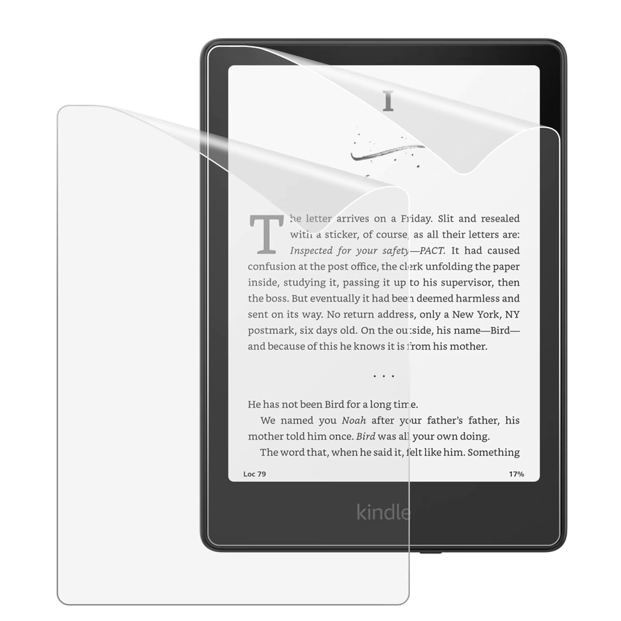 2er-Pack Displayschutzfolie für Amazon Kindle Paperwhite (12. Generation, 2024) und Kindle Colorsoft Signature Edition, 7 Zoll, transparent - Bild 2