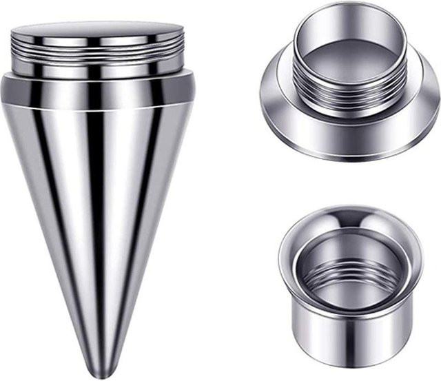 Piercing Ohr Tunnel Dehner Expander, Edelstahl, silber, Damen - Bild 1