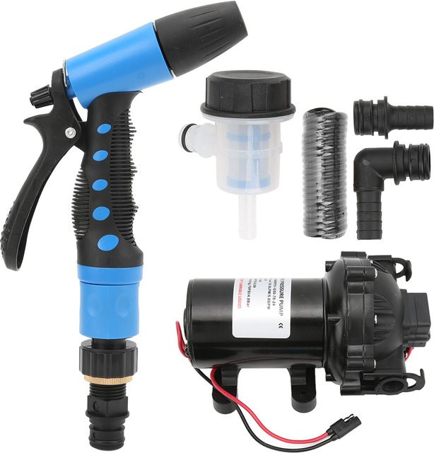 Aimo 24V Abwaschpumpen-Kit in Blau mit 5.0 GPM und 70 PSI für Wohnmobil, Marine und Boot - Bild 1