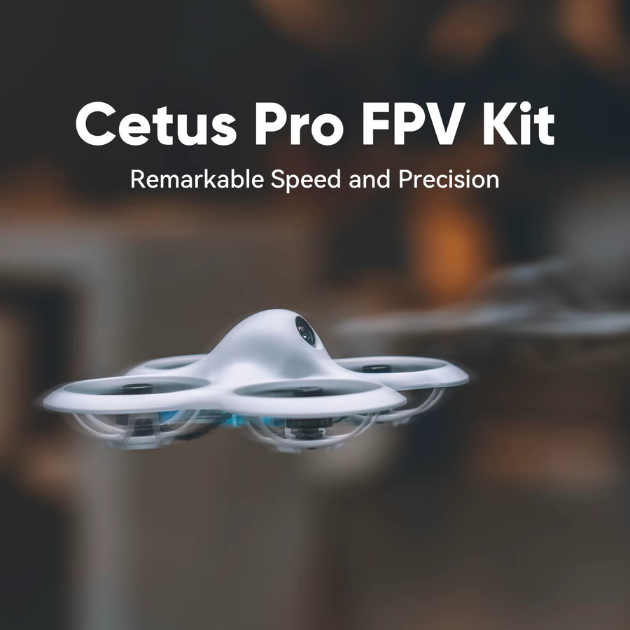 BETAFPV Cetus Pro FPV Kit mit VR02 Brille und Frsky Fernsteuerung, weiße bürstenlose RC Drohne - Bild 4