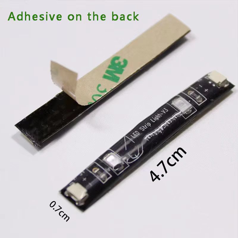 LYBMTWF RGB LED-Lichtstreifen Set, 3er Packung, Multicolor, USB-Anschluss, SMD-Technik für DIY-Beleuchtung - Bild 4