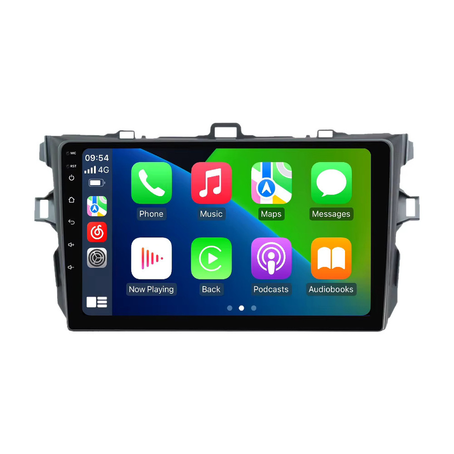 MEKEDE Android Multimedia Player mit Carplay und GPS für Toyota Corolla E140 150 (2006-2013), Schwarz - Bild 5