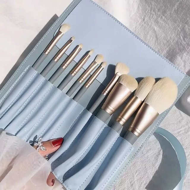10-teiliges Make-up-Pinsel-Set, Morandi Color, weiche Borsten - Bild 1