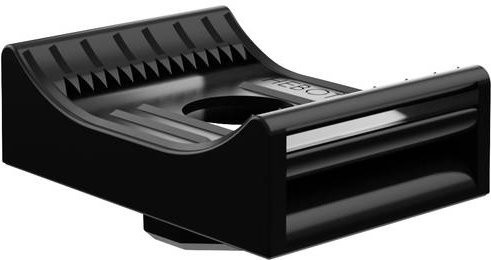 Hebotec KBS-B8M 10-60 20 Klettbandsockel in Schwarz, 10 Stück - Bild 1