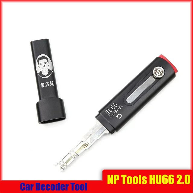 NP Tools HU66 2.0 Pro Drehdecoder für VW Auto-Decoder-Werkzeug in Schwarz - Bild 1