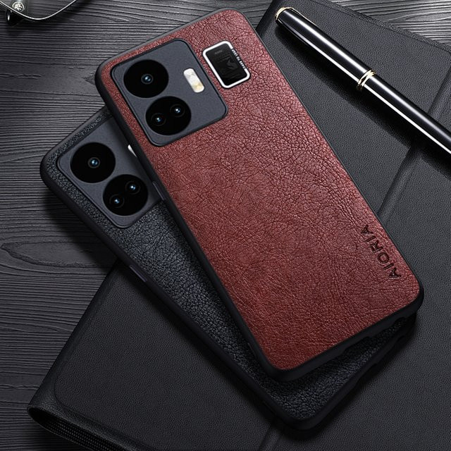 Realme Business Cover aus Leder für Realme GT Neo 5 und GT3 in Schwarz - Bild 1