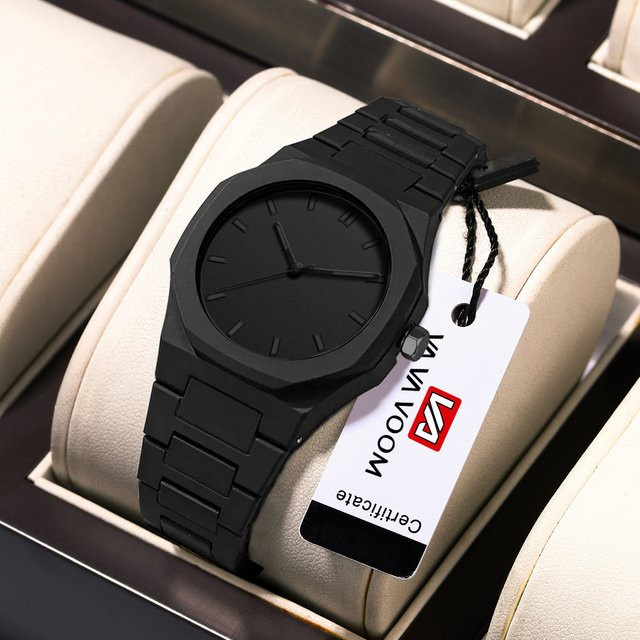 VA VA VOOM Digitaluhr, Quarz, Silikon, Schwarz, Herren - Bild 1