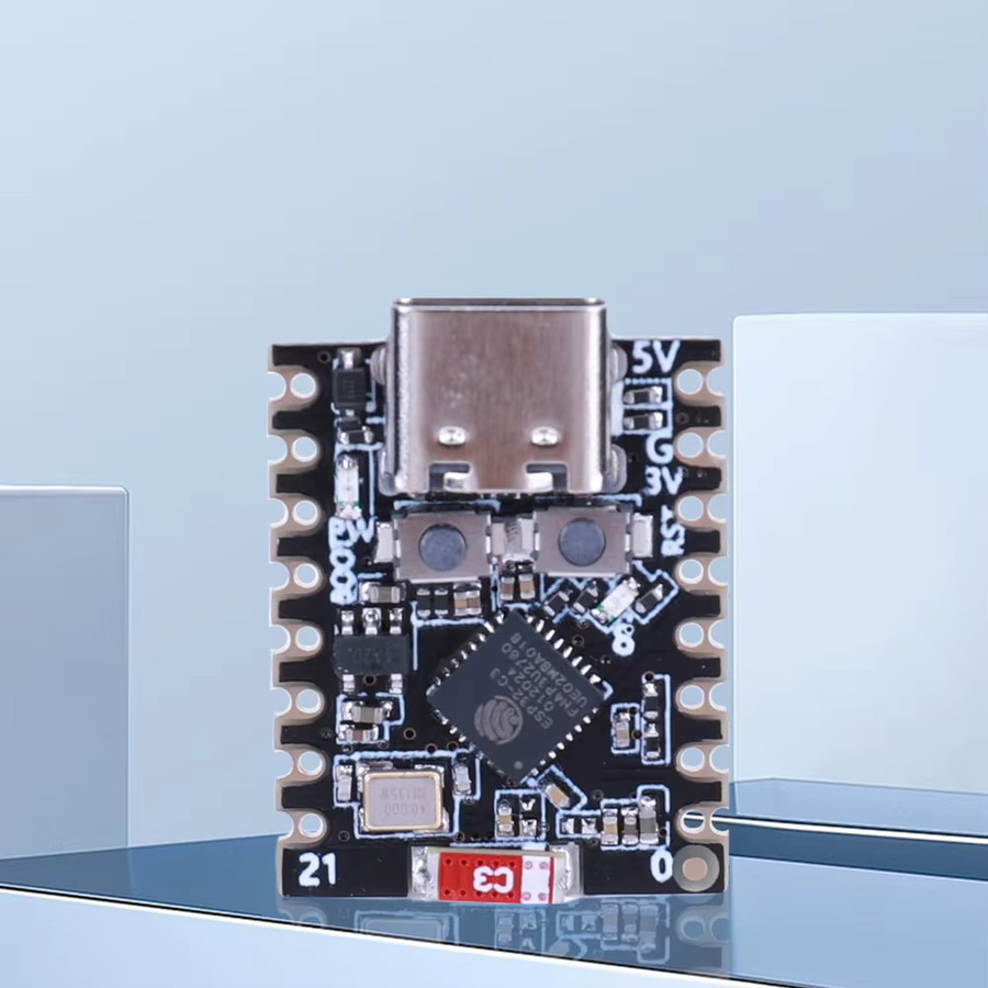 ESP32-C3 Super Mini Entwicklung Board mit WiFi und Bluetooth in Schwarz, kompatibel mit Arduino - Bild 3