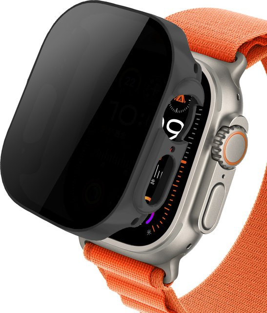 Apple Displayschutzfolie, Gehärtetes Glas, Privatsphäre, Apple Watch Ultra 2 49 mm 44 mm 40 mm 45 mm - Bild 1