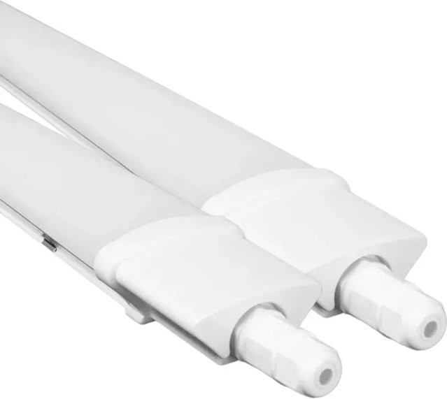 LUXULA 2er-Set LED Feuchtraumleuchte in Weiß, 36W, 4000K Neutralweiß, IP65, Länge: 120 cm - Bild 1