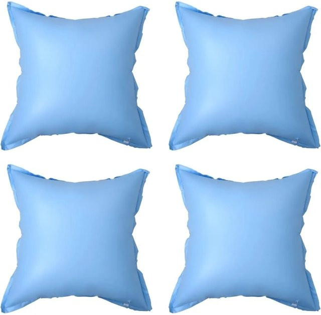 vidaXL 4er-Set Aufblasbare Poolkissen aus PVC in Blau für Aufstellpools, B/T/H: 110 x 60 x 60 cm - Bild 1