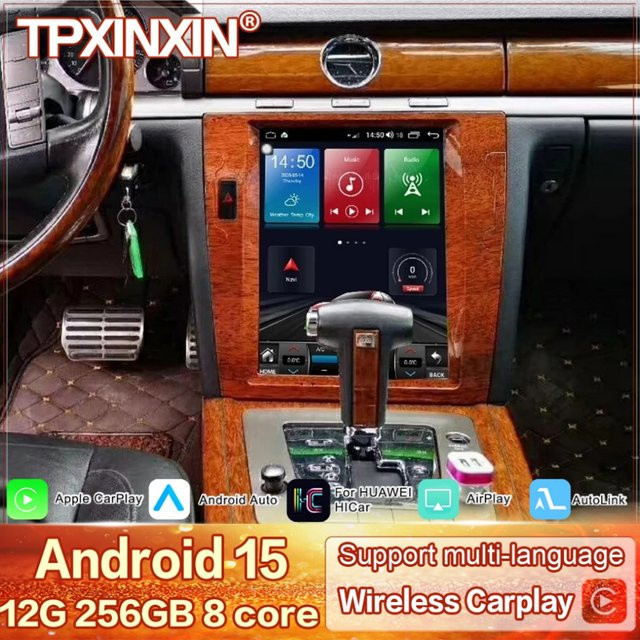 Aotsr Android Auto Multimedia System mit GPS Navigation und Carplay für VW Phaeton 2008-2013 - Bild 1
