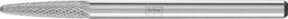 PFERD Hartmetall Hochleistungsfrässtift MICRO Rundbogen RBF Farbe Silber Durchmesser: 3 mm, Länge: 13 mm, Schaft-Ø: 3 mm - Bild 1