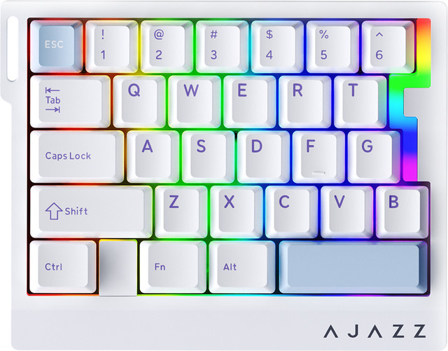 AJAZZ AK029 Gaming-Tastatur mit Hall-Effekt Magnetschaltern, HIFI-Edition, RGB-Hintergrundbeleuchtung in Multicolour und DIY-Unterstützung - Bild 1