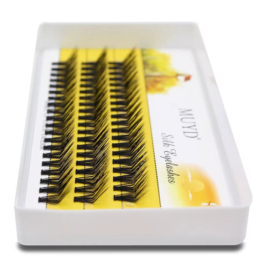 MUYD Professional M Curl Foxy Eyes Einzelwimpern, Black, Seide - Bild 3