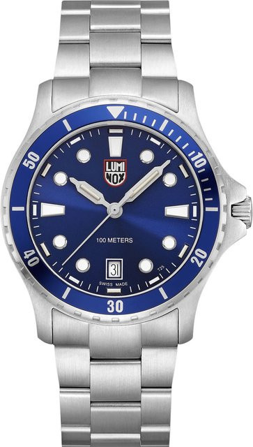 Luminox Herrenuhr, Quarz, Edelstahl, 40 mm, Blau, 10 ATM - Bild 1